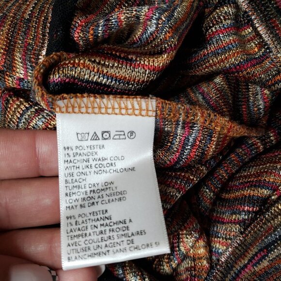 Urban Outfitters Ecote Marcy Spacedye Flared Leg Lounge Pant S Brown Stripe Boho - Picture 7 of 10